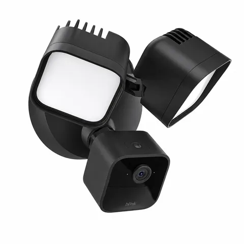 Blink Wired Floodlight Camera 2600 Lumens HD Motion Siren Alexa Black