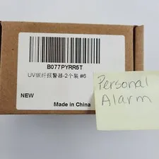 Panic Button Wearable/Key Chain Personal Alarm Safety Accessory Black 120db NIB