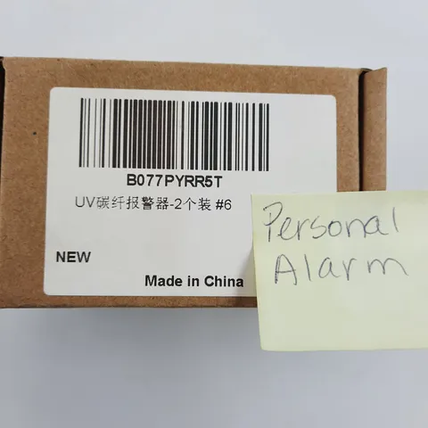 Panic Button Wearable/Key Chain Personal Alarm Safety Accessory Black 120db NIB
