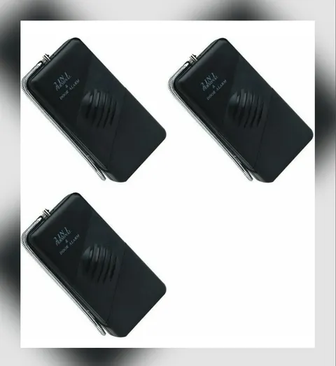 LOT OF (3) THREE 2 IN 1 120db PERSONAL SAFETY & DOOR BURGLAR ALARM SECURITY NEW
