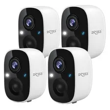 2K Security Cameras Wireless Outdoor, Battery Powered AI Motion Detection Spo...