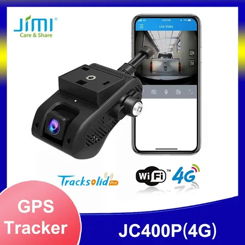 JIMI JC400P Car DashCam GPS WiFi DVR With 2 Live Stream Video 1080P Tracker Cam