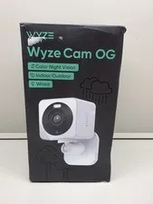 NIOB Wyze Cam OG Wired In/Outdoor 1080p HD Smart Home Security Camera WYZECGS-RB