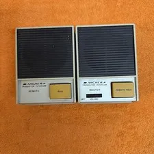 Archer Transistor Intercom Master 1972 RadioShack Pair Remotes Untested