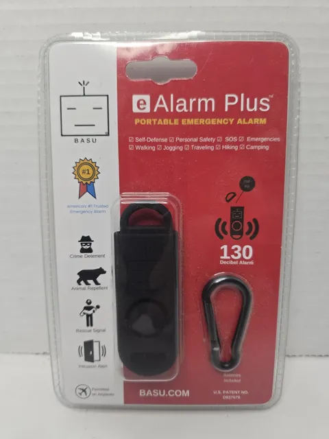 BASU eALARM Plus 130db Emergency Alarm Personal Safety Tripwire Camping & Hiking