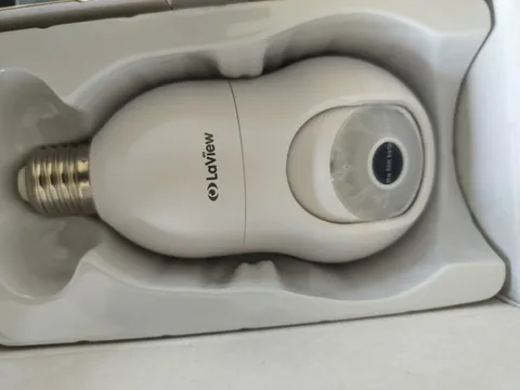 2 LaView L2 2K WiFi Smart Light Bulb Security Cameras Motion 360 View 