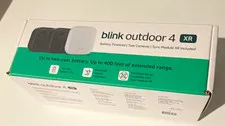 Blink Outdoor 4 XR 1080p Wi-Fi Battery Security Camera Kit, 2 Cameras Black