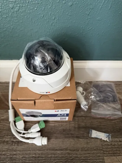 ACTi A74 6MP Outdoor Dome IP Network Security Camera - Brand New