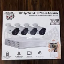 Night Owl WMBF-441-1080 4-Channel 1080p DVR Security System 1TB 4 Cameras