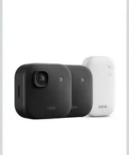 BLINK OUTDOOR 2K+ BATTERY WIRELESS TWO CAMERAS SYNC MODULE CORE BLACK RRP $219