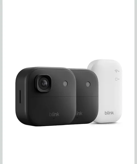 BLINK OUTDOOR 2K+ BATTERY WIRELESS TWO CAMERAS SYNC MODULE CORE BLACK RRP $219
