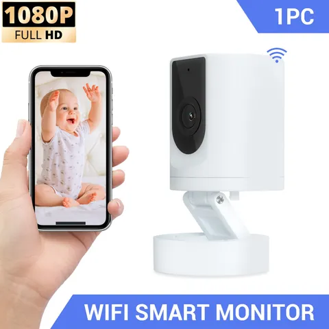 Ring Pan-Tilt Indoor Cam (Newest Model) 1080p, WiFi 360° Pan,Two-Way Talk, White