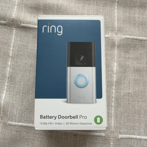 Ring - Battery Doorbell Pro Smart Wi-Fi Video Doorbell - Satin Nickel