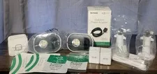 Arlo Netgear Security Light Lot ALS1101 AL1101 2 Lights Bridge Batteries Mounts