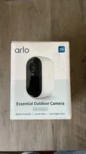 Arlo Essential Outdoor Camera 2nd Gen 2K Wireless Battery Color Night Vision