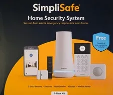SimpliSafe Smart Home Security System (7-Piece Kit) –NEW