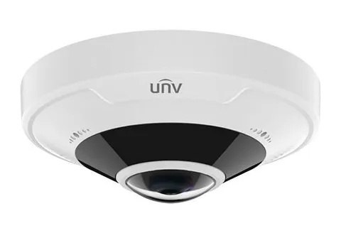 Uniview IPC86CEB-AF18KC-I0 12MP NDAA Audio Fisheye Fixed Dome Security Camera