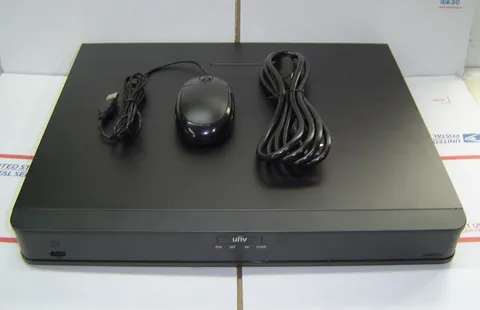 Uniview NVR302-16S2-P16 16-Channel 8MP NVR with Power cable and mouse (No HDD)