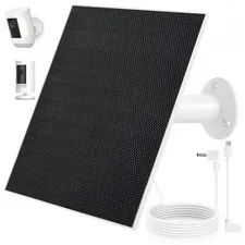 Ring Stick Up Cam Battery Solar Panel Charger Compatible with Ring Cam