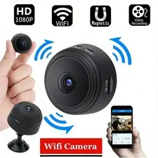 Mini cordless Record Camera WiFi IP Home Security DVR Night Vision HD USB 1080P