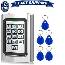 Wired Access Control Keypad 2000 Users  Waterproof PIN & RFID for Gate Garage