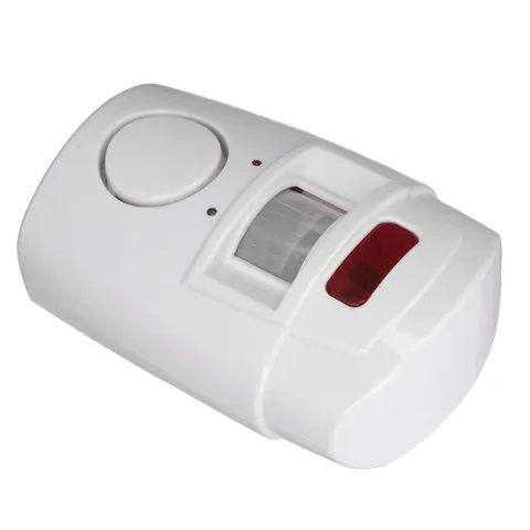 Outdoor Motion Sensor Alarm Anti Theft Remote Control Sound Light Silent ☆