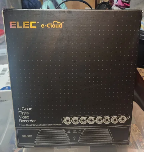 ELEC E-Cloud Digital Video Recorder 8 Camera/Channel plus Extra Cables!