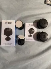 GuardHouse mini wireless security cameras, all 3 are new, 1 in sealed box