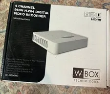 W Box 0E-4500GMD 4CH HDMI 500GB HD 9600H H.264 DVR