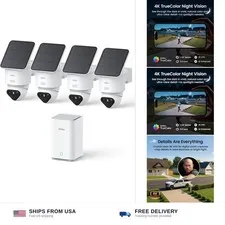 aosu T2 Ultra 4K Security Camera Wireless Outdoor, 360° AI Triple Detection |...