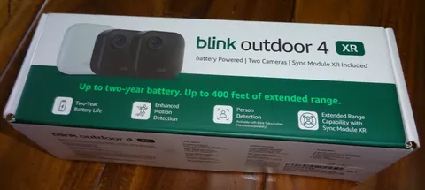 Blink Outdoor 4 XR , 2 Camera System w/Sync Module Included - New Sealed