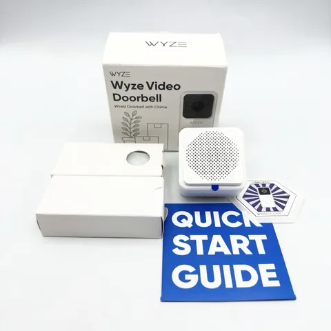 Wyze Video Doorbell Camera W/Chime IP65 Weatherproof Night Vision NEW WVDB1WC1