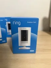 Ring Outdoor Cam (Stick Up Cam)| Battery Operated | White