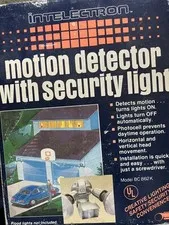 INTELECTRON Motion Detector with Security Light Model BC862K New