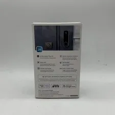 New Arlo 2K Video Doorbell Doorbell Camera Black AVD4001