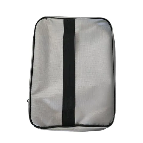 Fireproof Document Bag with Combination Lock Multi-Layer File Organizer New