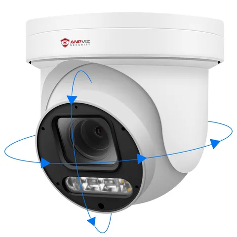4K 8MP PoE PTZ Camera Outdoor, 5X Optical Zoom 2.7~13.5mm Lens