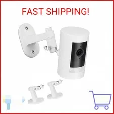 2Pack Adjustable Security Wall Mount Bracket for Ring Stick Up Cam & Ring Outdoo