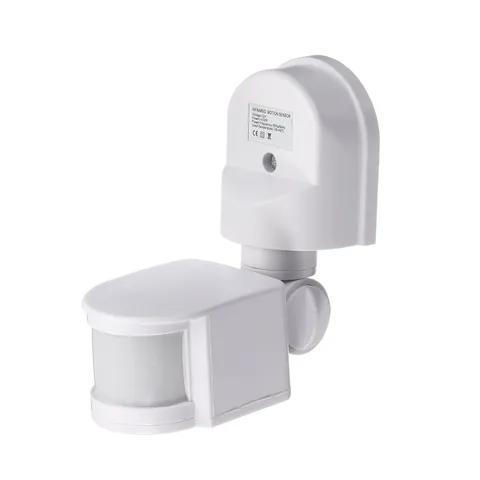 VIAPUICE Outdoor Motion Sensor, Microwave Motion Detector - White