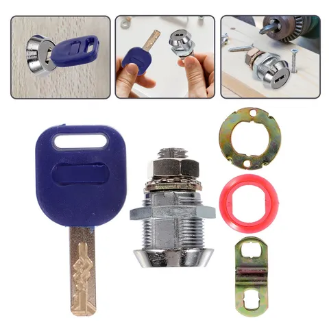 Keyed Drawer Lock Heavy Duty Metal Cabinet Lock Security Lock for File Cabinet