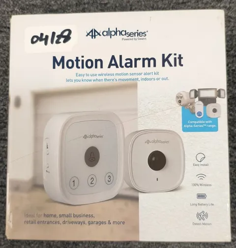 Alpha Series Weatherproof Wireless Motion Alarm Kit - New Distressed , Z1