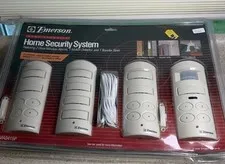 Emerson Home Security System 2 Alarms Motion Detector and Siren SMA0415P  NEW