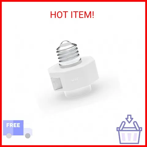 Wyze Lamp Socket Power Adapter for Wyze Cam v3/v4 (Camera Sold Separately)