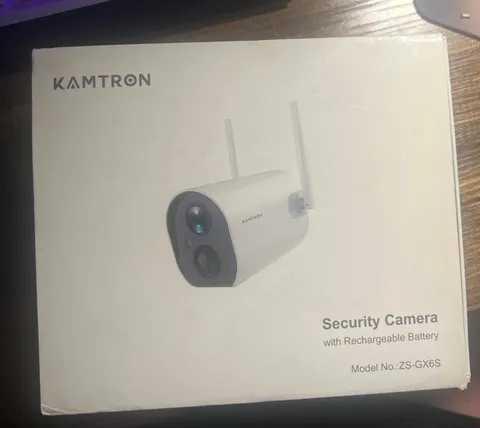 *NEW* Kamtron Wireless Outdoor Security Cam Rechargeable Battery model ZS-GX6S