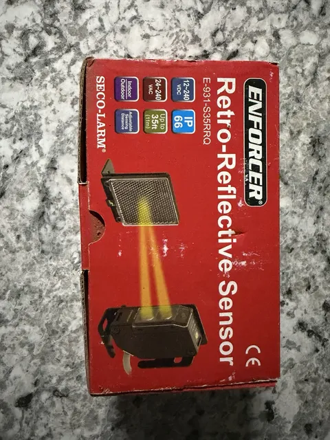 Enforcer Retro-Reflective Sensor E-931-S35RRQ Seco-larm 35ft