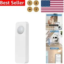 Smart Zigbee Motion Sensor Battery Powered Indoor White Alexa Home Assistant