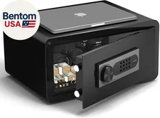 Hotel Safe, 1.4 Cubic Feet Laptop Closet Safe Box with Digital Keypad for Home O