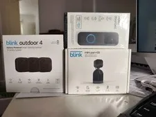 Blink Outdoor 4 (4th gen,)With Video Doorbell & mini pan-tilt