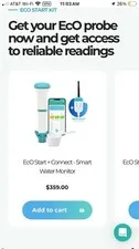 iopool EcO Probe Smart Water Monitor Wi‑Fi Sensor/Probe Kit ECO-PROBE