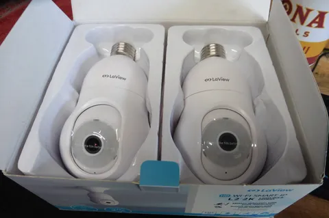 Laview WI-fi Smart IP L2 2k light bulb camera x003h9fjip